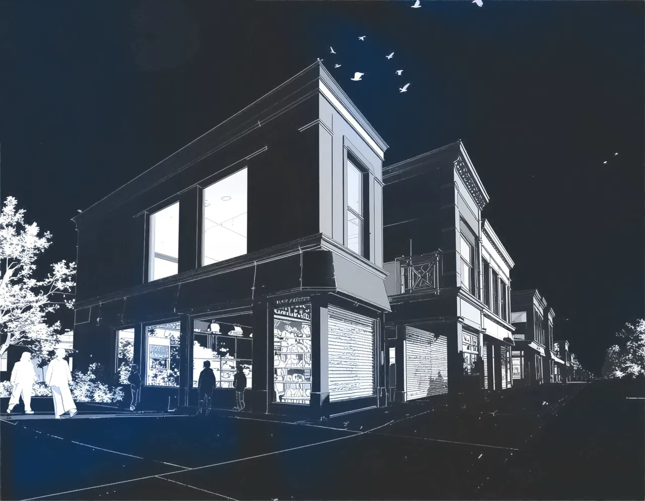 Dadri shopping complex — shops and market development, Uttar Pradesh